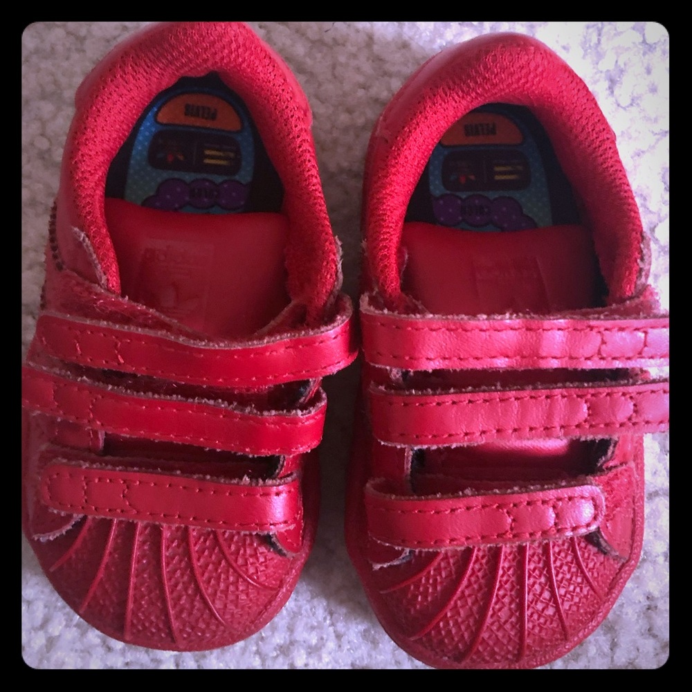 Adidas Pharrell Williams Superstar ~ EUC ~~Size 4K